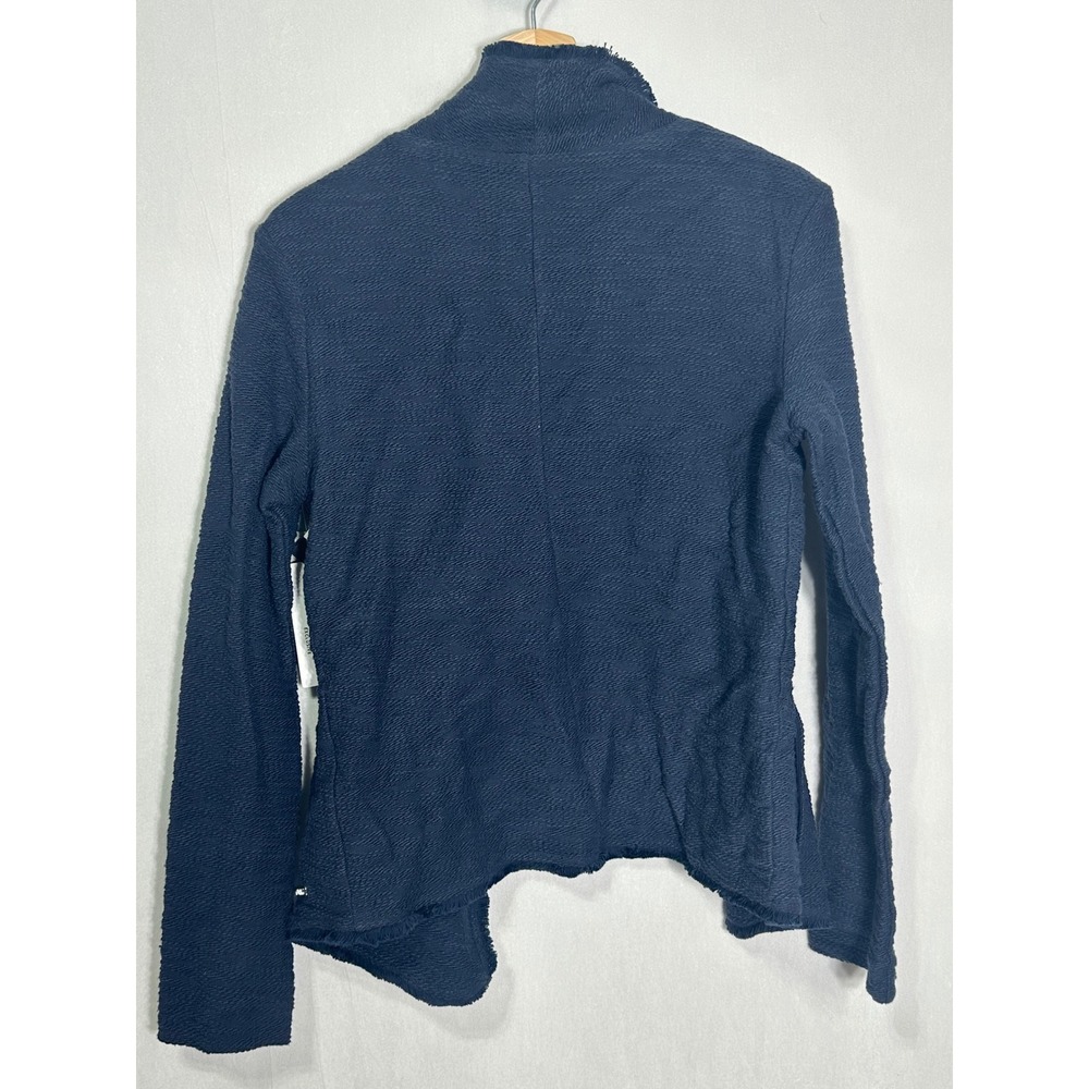 Marc New‎ York Performance Becket Knit Jacket Navy Blue MN7J4429 Womens Small - Picture 2 of 7